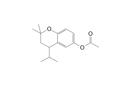2H-1-benzopyran-6-ol, 3,4-dihydro-2,2-dimethyl-4-(1-methylethyl)-, acetate