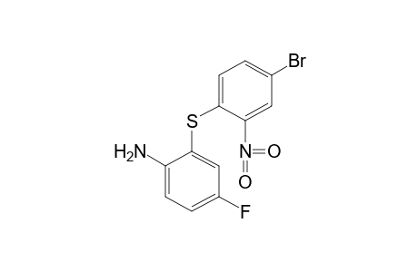 2-[(4-BROMO-2-NITROPHENYL)THIO]-4-FLUOROANILINE