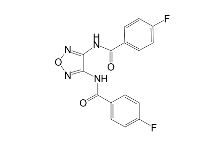 1,2,5-Oxadiazole, 3,4-bis(4-fluorobenzoylamino)-