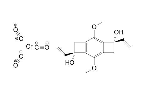 Tricarbonyl{(4S,9S)-2,7-dimethoxy-4,9-divinyltricyclo[6.2.0.0(3,6)]deca-1(8),2,6-triene-4,9-diol}chromium(0)