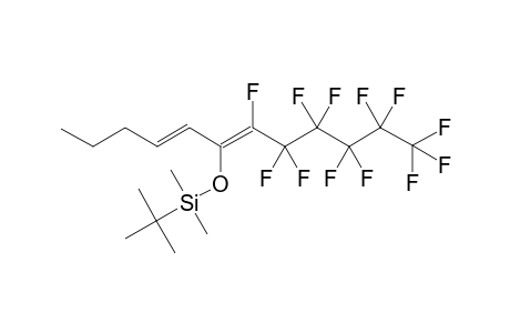 1-(Pen-1-enyl)-1-[(tert-butyldimethylsilyl)oxy]perfluoroheptene