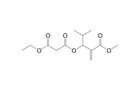 1-O-ethyl 3-O-(2-methoxycarbonyl-4-methylpent-1-en-3-yl) propanedioate