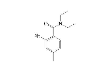 4-Methyl-2-deutero-N,N-diethylbenzamide