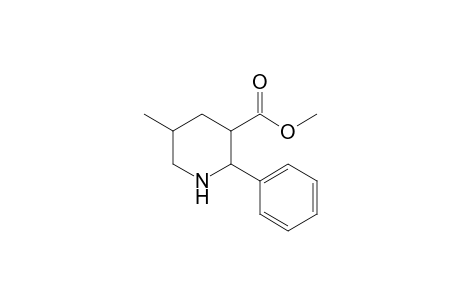 Methyl 5-methyl-2-(phenyl)-3-piperidinecarboxylate