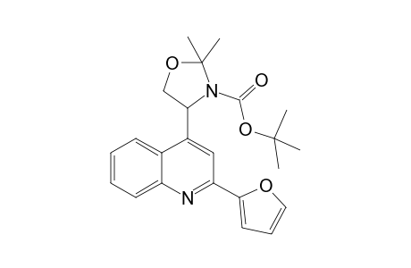3-tert-Butoxycarbonyl-2,2,dimethyl-4-[2-(2-furyl)quinolin-4-yl]oxazolidine
