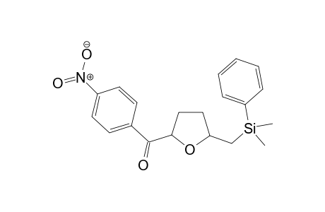 (+/-)-(2-((Dimethyl(phenyl)silyl)methyl)tetrahydrofuran-5-yl)(4-nitrophenyl)methanone