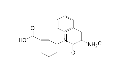 2-(E)-Heptensaeure, (4S)-4-[((S)-phenylalanyl)amino]-6-methyl-, hydrochlorid (L-