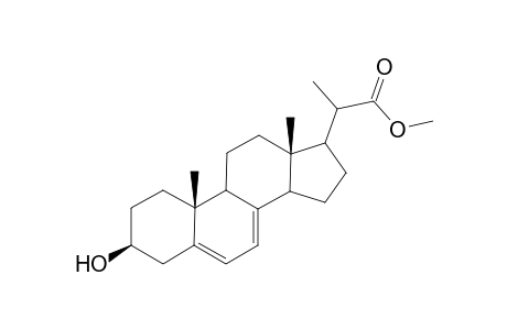 3.beta.-hydroxy-22,23-dinor-5,7-choladienic acid methyl ester