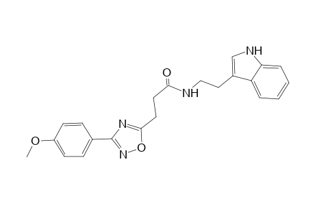 N-[2-(1H-indol-3-yl)ethyl]-3-[3-(4-methoxyphenyl)-1,2,4-oxadiazol-5-yl]propanamide