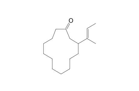 E-3-(1-Methylprop-1-enyl)cyclotridecanone