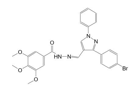 N'-{(E)-[3-(4-bromophenyl)-1-phenyl-1H-pyrazol-4-yl]methylidene}-3,4,5-trimethoxybenzohydrazide