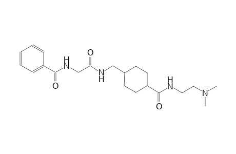 benzamide, N-[2-[[[4-[[[2-(dimethylamino)ethyl]amino]carbonyl]cyclohexyl]methyl]amino]-2-oxoethyl]-