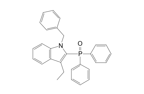 1-Benzyl-2-diphenylphosphinoyl-3-ethylindole