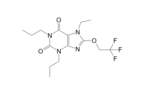 7-Ethyl-1,3-dipropyl-8-(2,2,2-trifluoroethoxy)purine-2,6-dione