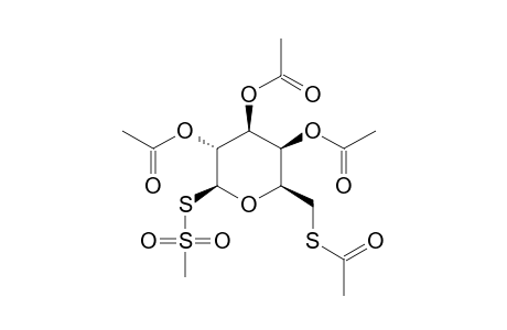 2,3,4-TRI-O-ACETYL-6-S-ACETYL-1-S-METHYLSULFONYL-1,6-DITHIO-BETA-D-GALACTOSE