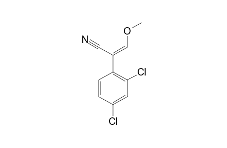 Benzeneacetonitrile, 2,4-dichloro-alpha-(methoxymethylene)-, (E)-