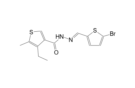 N'-[(E)-(5-bromo-2-thienyl)methylidene]-4-ethyl-5-methyl-3-thiophenecarbohydrazide