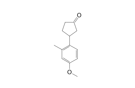 3-(4-METHOXY-2-METHYLPHENYL)-CYCLOPENTANONE