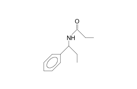(-)-N-(1-Phenyl-propyl)propionamide