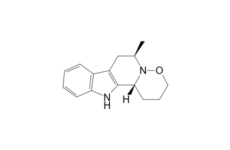 rel-(6R,12bR)-6-methyl-2,3,6,7,12,12b-hexahydro-1H-[1,2]oxazino[2',3':1,2]pyrido[3,4-b]indole