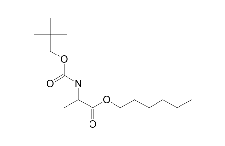 D-Alanine, N-neopentyloxycarbonyl-, hexyl ester