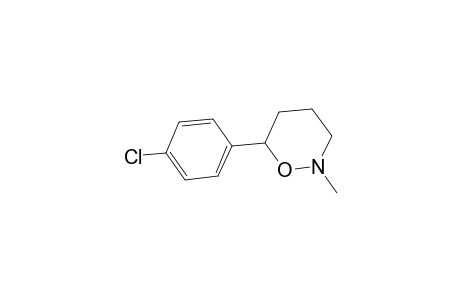 2H-1,2-Oxazine, 6-(4-chlorophenyl)tetrahydro-2-methyl-
