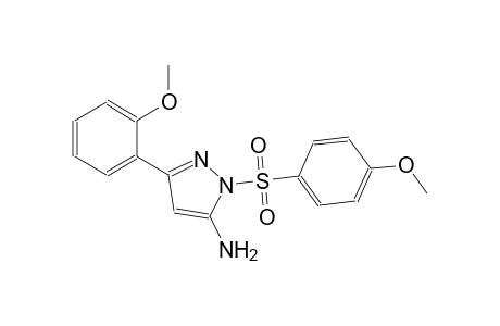 1H-pyrazol-5-amine, 3-(2-methoxyphenyl)-1-[(4-methoxyphenyl)sulfonyl]-