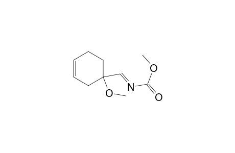 N-[(1-methoxy-3-cyclohexen-1-yl)methylene]-N-(methoxycarbonyl)amine