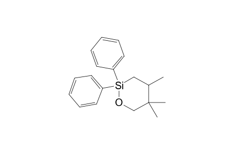 4,5,5-trimethyl-2,2-diphenyl-1,2-oxasilinane