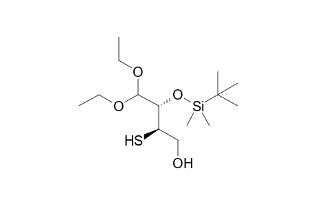 (2R,3S)-4,4-Bis(ethoxy)-3-(tert-butyldimethylsilyl)oxy-1-hydroxybutane-2-thiol