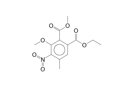 1,2-Benzenedicarboxylic acid, 3-methoxy-5-methyl-4-nitro-, 1-ethyl-2-methyl ester