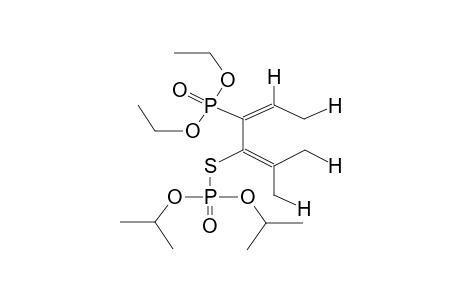 (E)-O,O-DIISOPROPYL-S-(3-DIETHOXYPHOSPHORYL-5-METHYL-2,4-HEXADIEN-4-YL)THIOPHOSPHATE