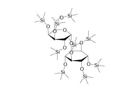 (((1R,2S,3S,4S,5R,6R)-6-(((2R,3R,4S,5S,6R)-3,4,5-tris((trimethylsilyl)oxy)-6-(((trimethylsilyl)oxy)methyl)tetrahydro-2H-pyran-2-yl)oxy)cyclohexane-1,2,3,4,5-pentayl)pentakis(oxy))pentakis(trimethylsilane)