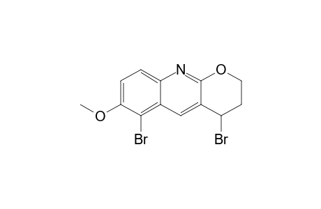 4,6-Dibromo-7-methoxy-3,4-dihydro-2H-pyrano[2,3-b]quinoline