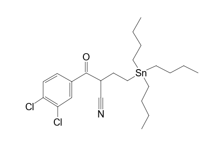 Tributyl 3-cyano-3-[3,4-dichlorobenzoyl]propyl tin