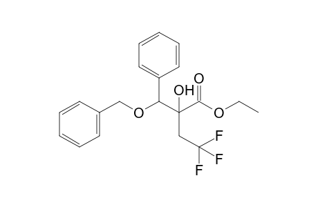 Ethyl 2-(benzyloxyphenylmethyl)-4,4,4-trifluoro-2-hydroxybutyrate