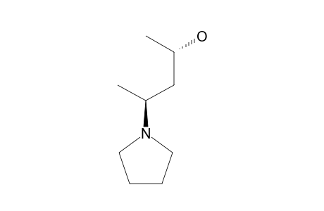 4-PYRROLIDINO-PENTAN-2-OL;THREO-ISOMER