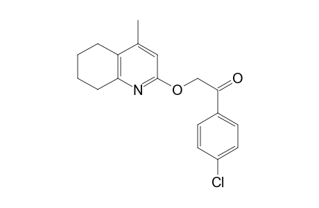 1-(4-Chlorophenyl)-2-[(4-methyl-5,6,7,8-tetrahydro-2-quinolinyl)oxy]ethanone