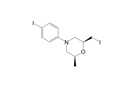 (2S,6S)-2-(iodanylmethyl)-4-(4-iodophenyl)-6-methyl-morpholine