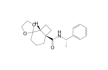 (1'R,6'R)-N-[(1S)-1-phenylethyl]-6'-spiro[1,3-dioxolane-2,2'-bicyclo[4.2.0]octane]carboxamide
