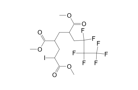 Dimethyl 2-iodo-6-(2,2,3,3,4,4,4-heptafluorobutyl)-4-(methoxycarbonyl)-1,7-heptanedioate