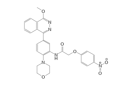 N-[5-(4-methoxy-1-phthalazinyl)-2-(4-morpholinyl)phenyl]-2-(4-nitrophenoxy)acetamide