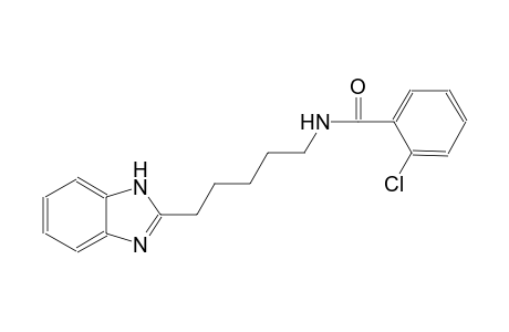 benzamide, N-[5-(1H-benzimidazol-2-yl)pentyl]-2-chloro-