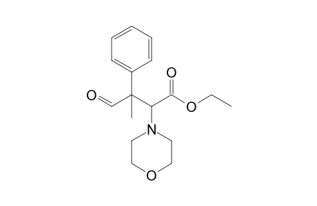 Ethyl 2-(morpholin-4'-yl)-3-phenyl-3-methyl-4-oxobutyrate