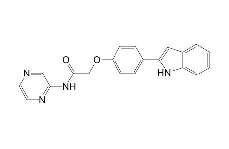 2-[4-(1H-Indol-2-yl) phenoxy]-N-(pyrazin-2-yl)acetamide