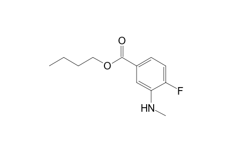 Benzoic acid, 4-fluoro-3-(methylamino)-, butyl ester