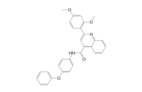 2-(2,4-dimethoxyphenyl)-N-(4-phenoxyphenyl)-4-quinolinecarboxamide