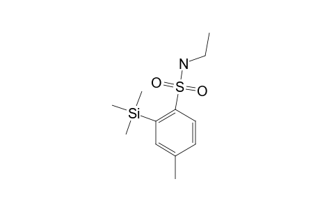 N-ETHYL-4-METHYL-2-TRIMETHYLSILYL-BENZENESULFONAMIDE