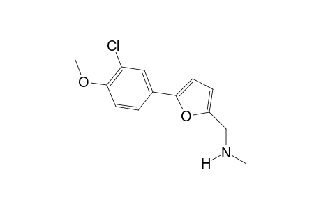 2-Furanmethanamine, 5-(3-chloro-4-methoxyphenyl)-N-methyl-
