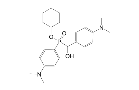 cyclohexyl 4-(dimethylamino)phenyl[[4-(dimethylamino)phenyl](hydroxy)methyl]phosphinate